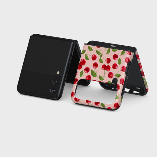 Afternoon Treat - Cherry Samsung Galaxy Z Flip 3 Case 5
