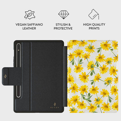 Summer Scent - Yellow Flower Samsung Galaxy Tab S9+ Case 2
