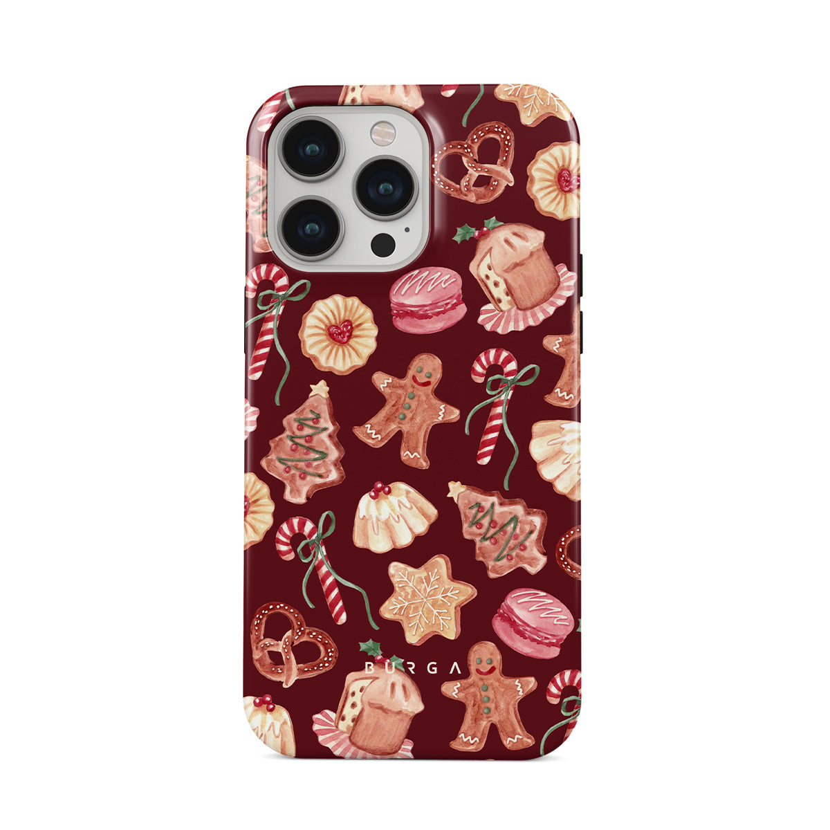 burga 新品 ♡iPhone 14 Pro ヒョウ柄　チェリー　ELITE burga 新品 ♡iPhone 14 Pro ヒョウ柄 チェリー ELITE - メルカリ