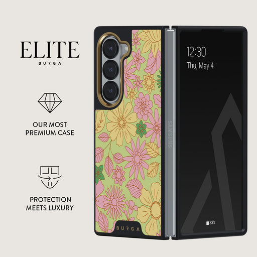 Amalfi Coast - Colorful Floral Samsung Galaxy Z Fold 6 Case 2