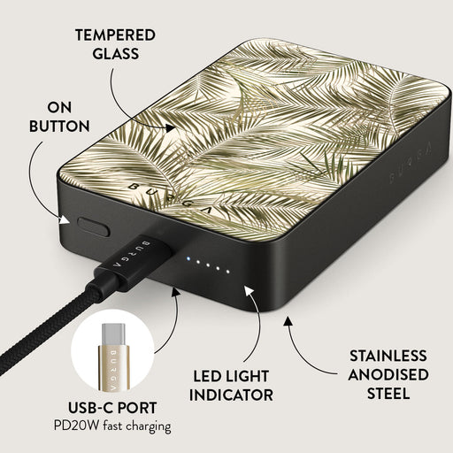 Happy Place - Palm Magnetic Power Bank 25