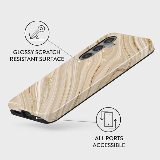 Full Glam - Beige Samsung Galaxy S24 FE Case 3