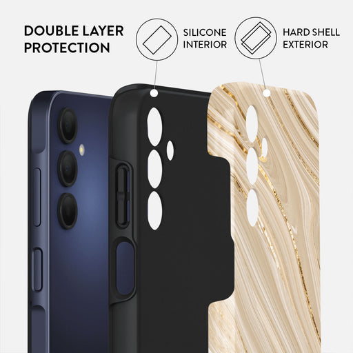 Full Glam - Beige Samsung Galaxy A15 4G / 5G Case 2