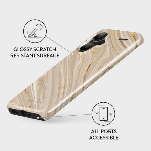 Full Glam - Beige Xiaomi Redmi Note 13 Pro+ 5G Case 3