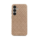 Simply Cream - Quilted Samsung Galaxy S25 Case 1