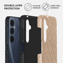 Simply Cream - Quilted Samsung Galaxy A16 Case 2