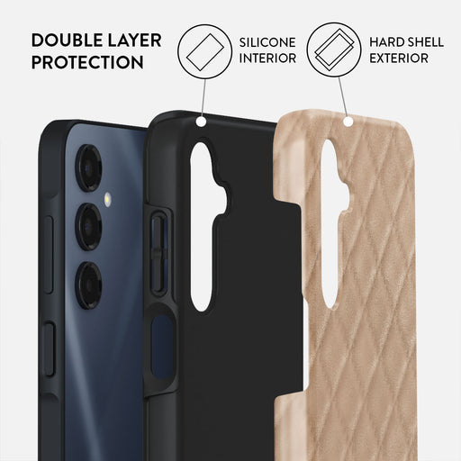 Simply Cream - Quilted Samsung Galaxy A16 Case 2