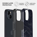 Drifting Shores - Line Art iPhone 15 Plus Case 6