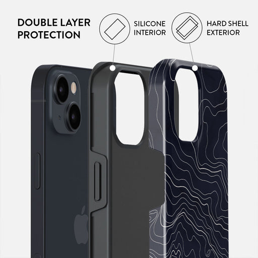 Drifting Shores - Line Art iPhone 15 Plus Case 6