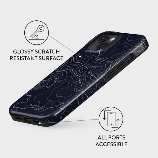 Drifting Shores - Line Art iPhone 15 Plus Case 7