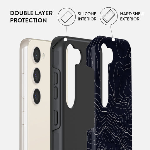 Drifting Shores - Line Art Samsung Galaxy S23 Case 6