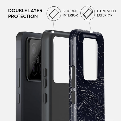 Drifting Shores - Line Art Xiaomi 14 Pro Case 2