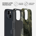 Misty Forest - Green Marble iPhone 15 Plus Case 6
