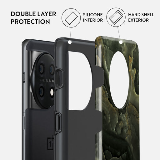 Misty Forest - Green Marble OnePlus 11 Case 2