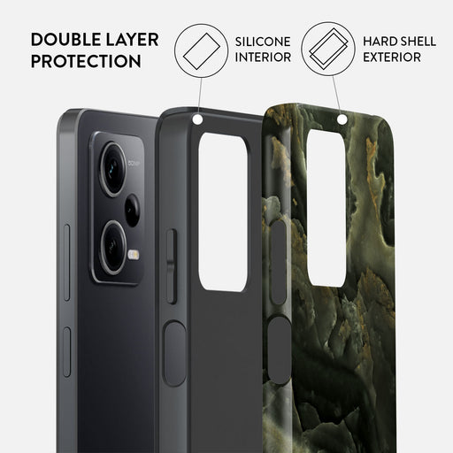Misty Forest - Green Marble Xiaomi Redmi Note 12 Pro 5G Case 2