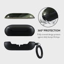 Misty Forest - Green Marble Samsung Galaxy Buds Plus Case 2