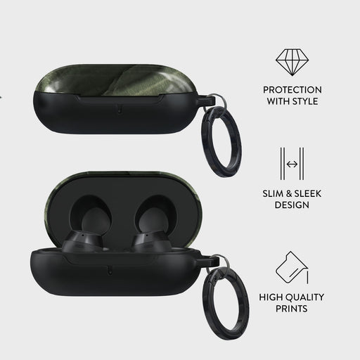 Misty Forest - Green Marble Samsung Galaxy Buds Plus Case 4