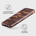 Fire Wood - Brown Marble Samsung Galaxy A15 4G / 5G Case 3