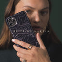 Drifting Shores - Line Art iPhone 15 Plus Case 23