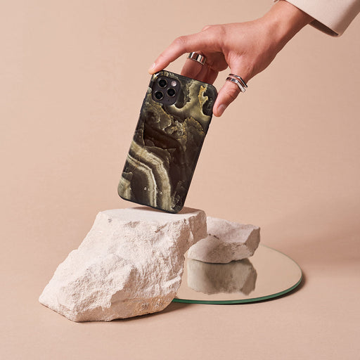 Misty Forest - Green Marble iPhone 15 Plus Case 26