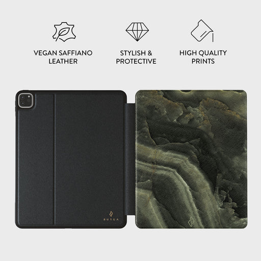 Misty Forest - Green Marble iPad Pro 11 (4th/3rd Gen) Case 3