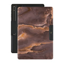 Fire Wood - Brown Marble Samsung Galaxy Tab S8 Ultra Case 1