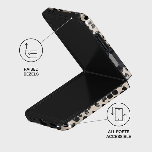 Almond Latte - Cute Samsung Galaxy Z Flip 7 Case