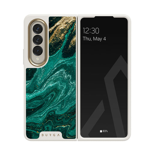 Emerald Pool - Elegant Samsung Galaxy Z Fold 4 Case