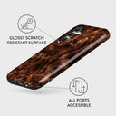 Toasted Chestnut - Brown Samsung Galaxy A55 Case 3
