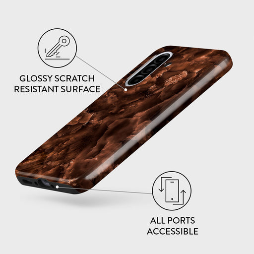 Toasted Chestnut - Brown Samsung Galaxy A56 5G Case 3