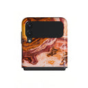 Pumpkin Spice - Orange Samsung Galaxy Z Flip 3 Case 1