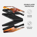 Pumpkin Spice - Orange Samsung Galaxy Z Flip 3 Case 2
