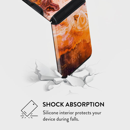 Pumpkin Spice - Orange Samsung Galaxy Z Flip 3 Case 4