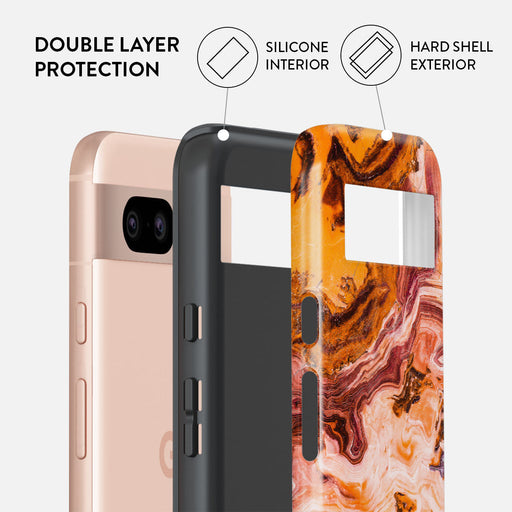 Pumpkin Spice - Orange Google Pixel 8a Case 2