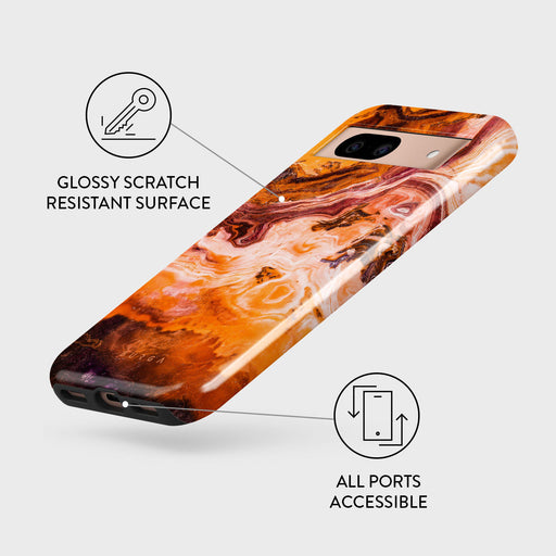 Pumpkin Spice - Orange Google Pixel 8a Case 3