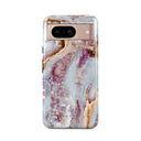 Frozen Leaves - Cute Marble Google Pixel 8 Case 1