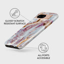 Frozen Leaves - Cute Marble Google Pixel 8 Case 3