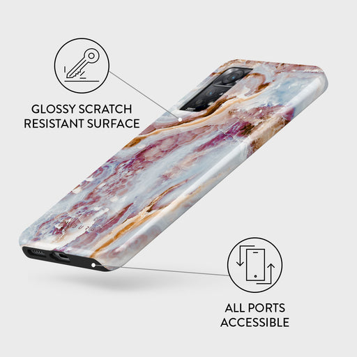 Frozen Leaves - Cute Marble Xiaomi Redmi Note 11 Pro+ Case 3