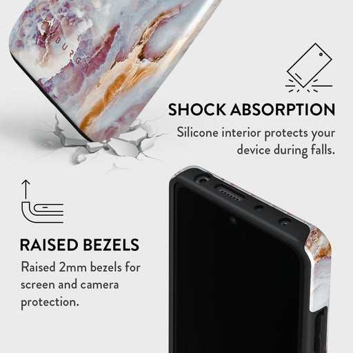 Frozen Leaves - Cute Marble Xiaomi Redmi Note 11 Pro+ Case 4