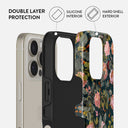Bloomy Garden - Vintage iPhone 16 Pro Max Case 2