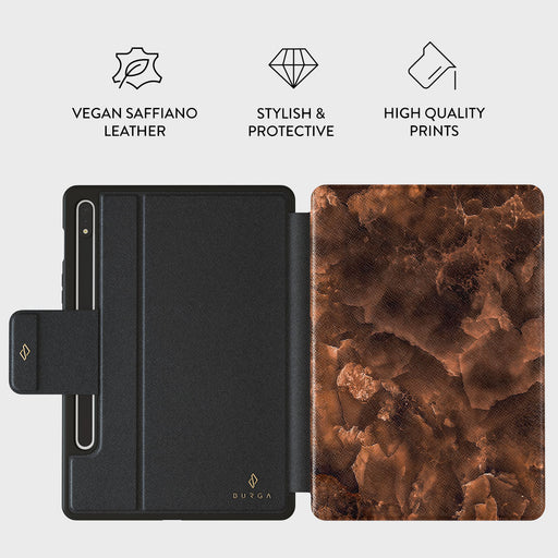 Toasted Chestnut - Brown Samsung Galaxy Tab S9+ Case 2