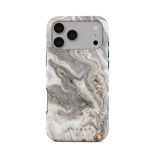 Snowstorm - Grey Marble iPhone 17 Pro Max Case