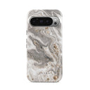 Snowstorm - Grey Marble Google Pixel 9 Pro XL Case 1