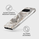 Snowstorm - Grey Marble Google Pixel 9 Pro XL Case 3