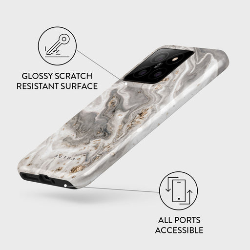 Snowstorm - Grey Marble Xiaomi 14 Pro Case 3