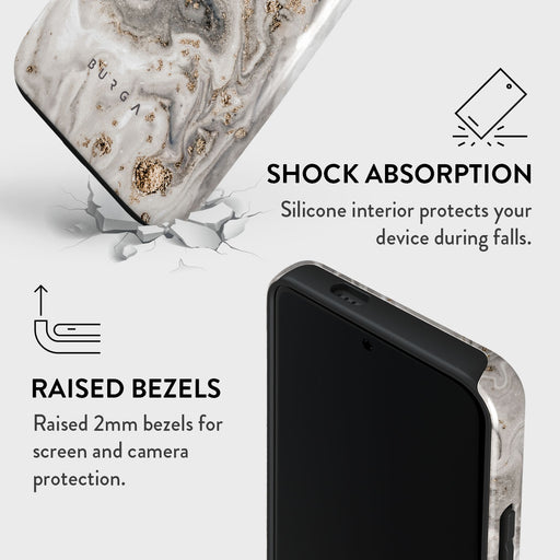 Snowstorm - Grey Marble Xiaomi 14 Pro Case 4