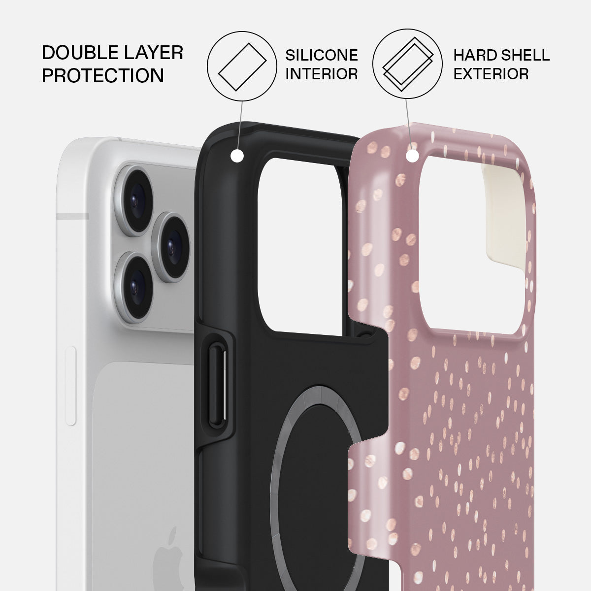 Hot Cocoa - Spotted iPhone 17 Pro Max Case | BURGA
