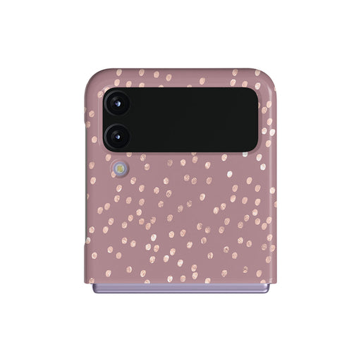 Hot Cocoa - Spotted Samsung Galaxy Z Flip 4 Case 1