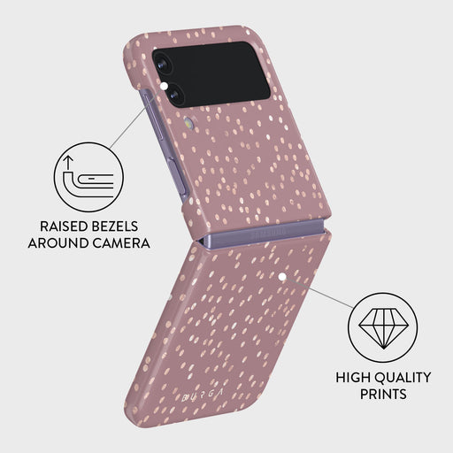 Hot Cocoa - Spotted Samsung Galaxy Z Flip 4 Case 3