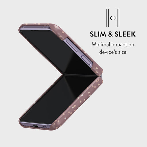 Hot Cocoa - Spotted Samsung Galaxy Z Flip 4 Case 4
